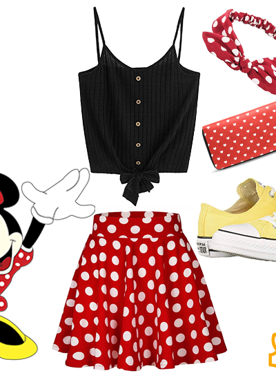 Minnie Mouse ready for theme park style