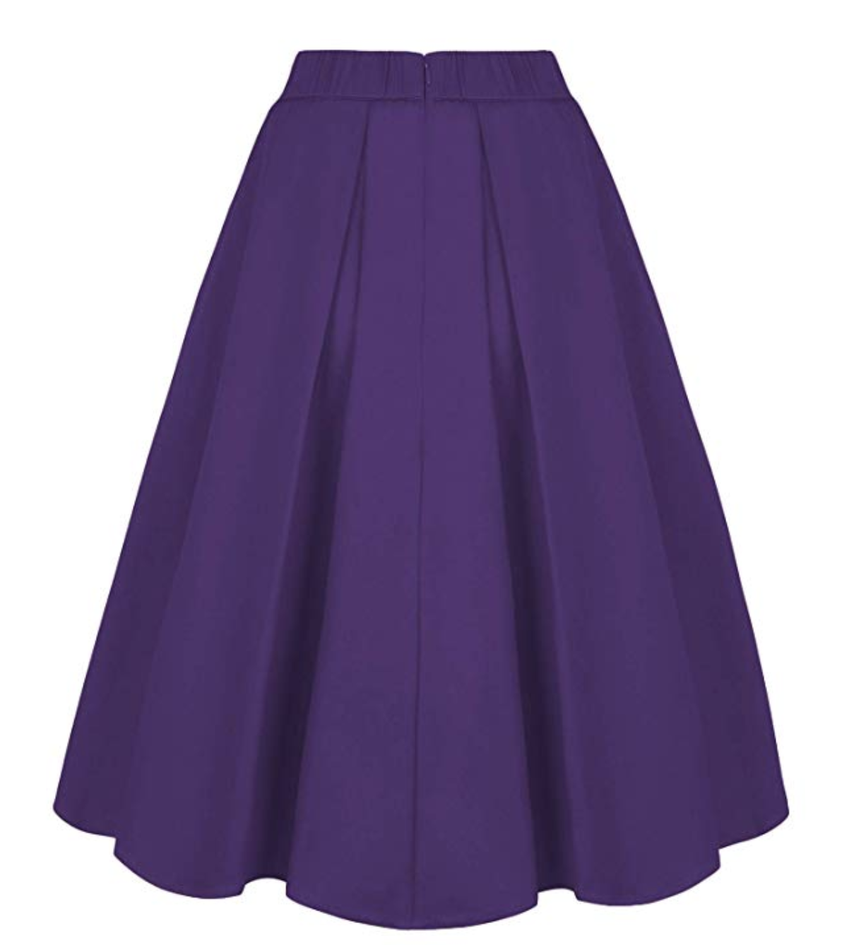 purple swing skirt